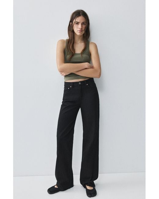 Pull&Bear Green Basic Tank Top
