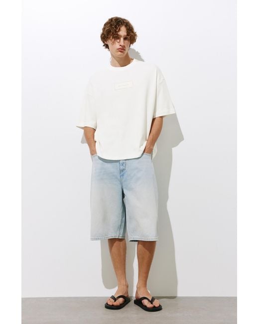 Pull&Bear Gray Short Sleeve Sweatshirt With Graphic for men