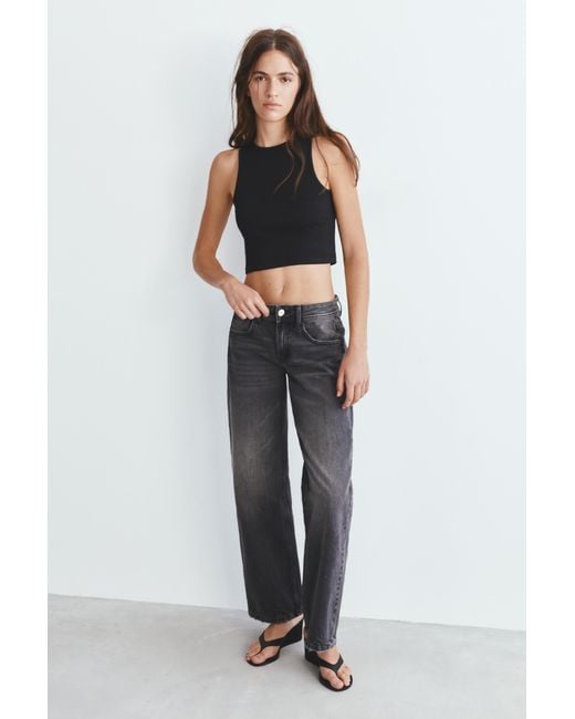 Pull&Bear Black Tank Top