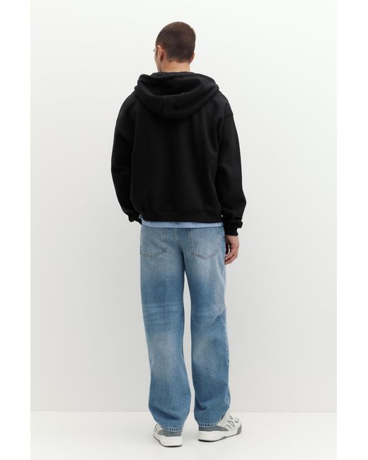 Sweat À Capuche Zippé Pull&Bear pour homme en coloris Black