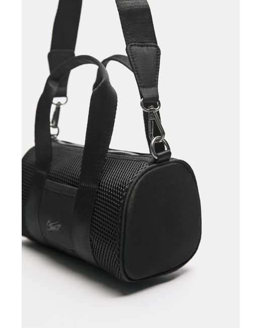 Borsa A Tracolla Rete Stwd di Pull&Bear in Black da Uomo