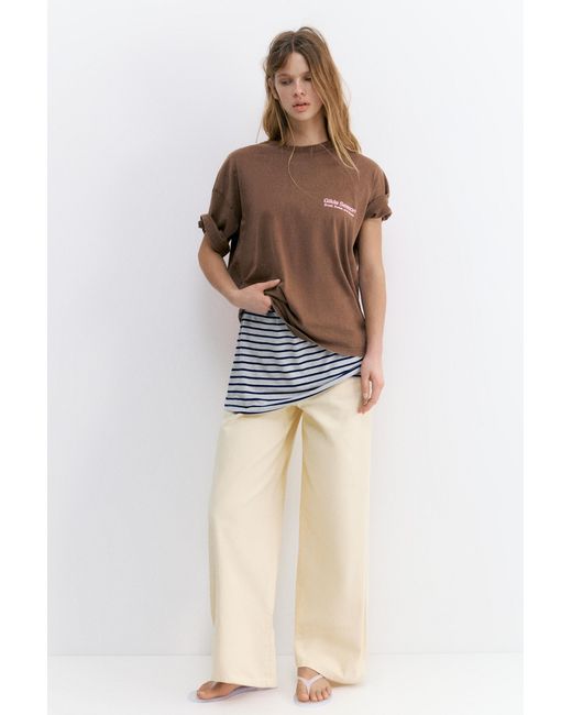 Pull&Bear Brown Gilda T-Shirt