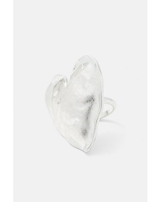 Pull&Bear Metallic Heart Ring