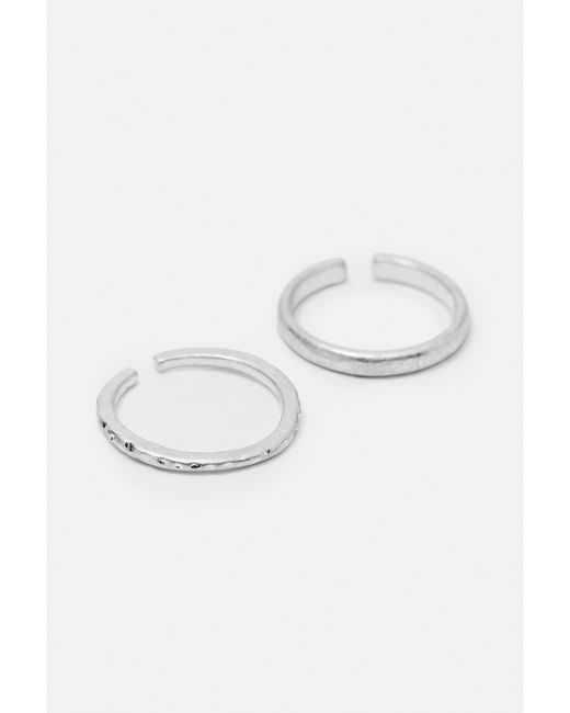 Pull&Bear Metallic 4Er-Pack Zehenringe