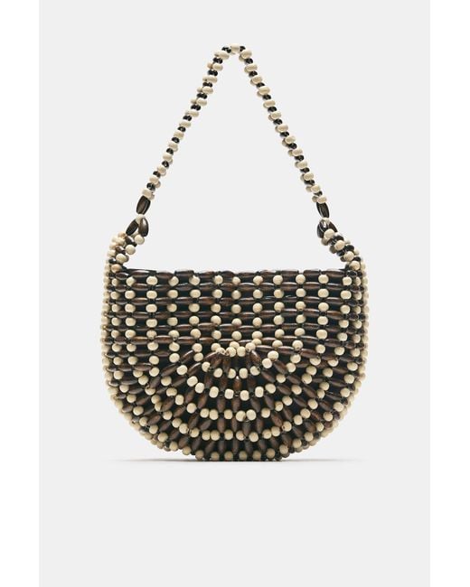 Pull&Bear Black Embellished Shoulder Bag