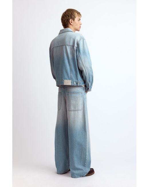 Jean Barrel Coutures Pull&Bear pour homme en coloris Blue