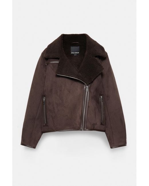 Giubbotto Double Face di Pull&Bear in Gray