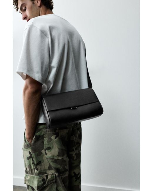 Pull&Bear Schoudertas Met Flap in het Green voor heren