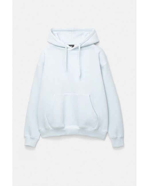 Pull&Bear Basic Hoodie in het Blue voor heren