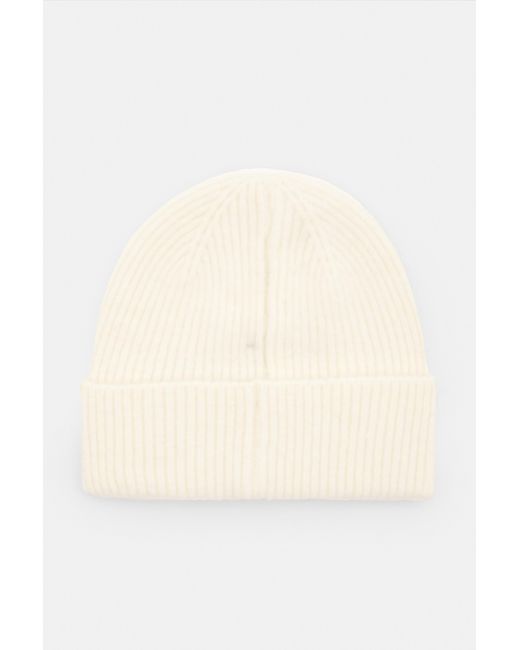 Pull&Bear Natural Strick-Beanie-Mütze