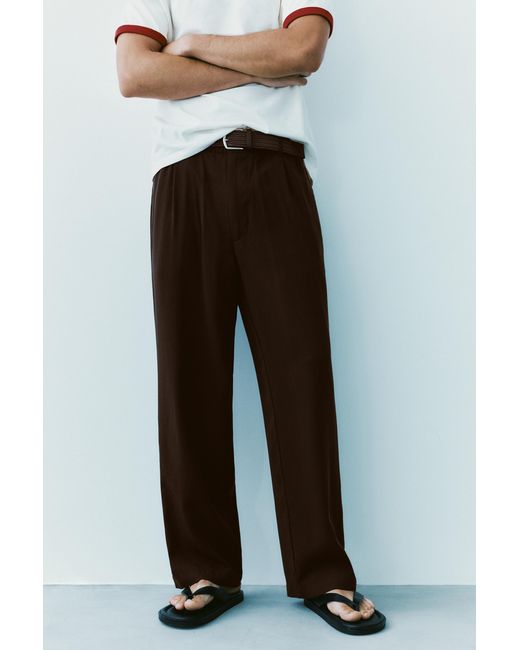 Pull&Bear Tailoring Joggingbroek in het Black voor heren