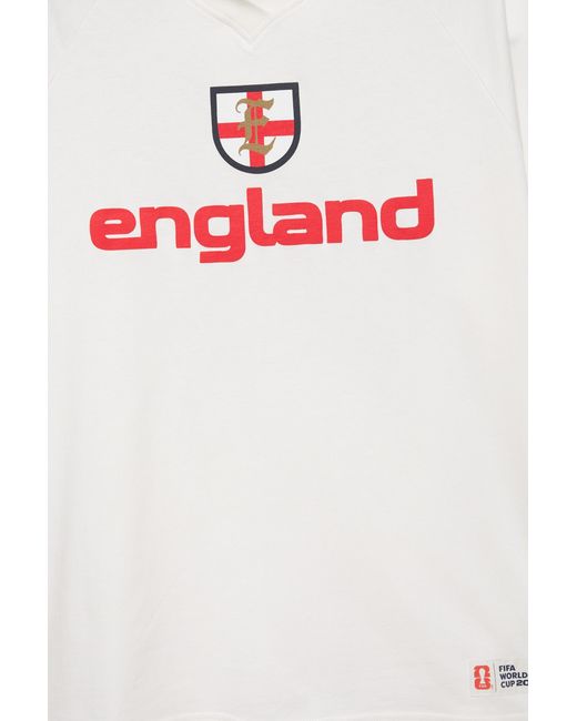 Pull&Bear Multicolor England Fifa World Cup 26 Polo Shirt for men