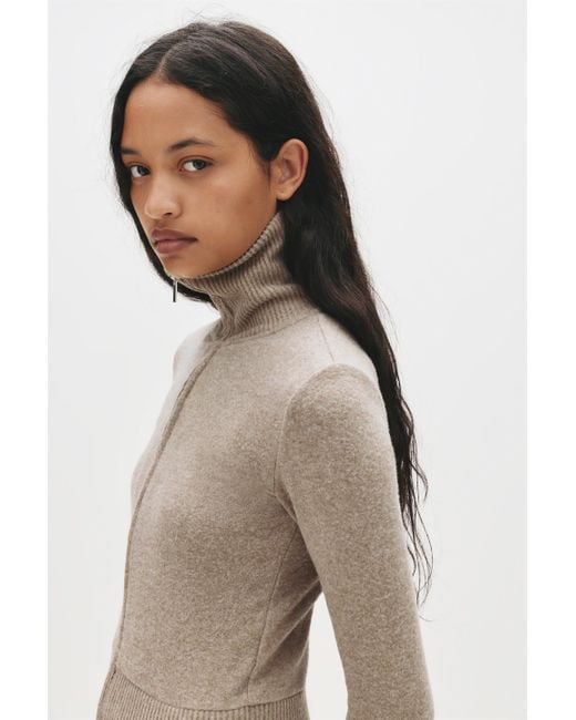 Pull&Bear Multicolor Soft-Touch-Jacke Mit Reißverschluss