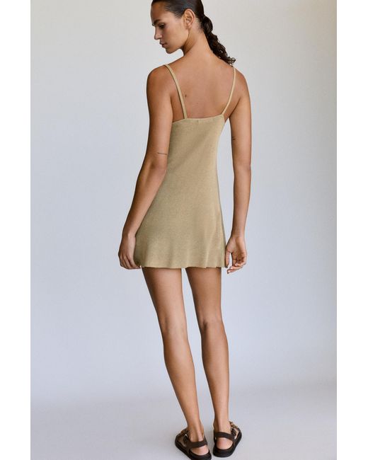 Pull&Bear Multicolor Strappy Knit Short Dress