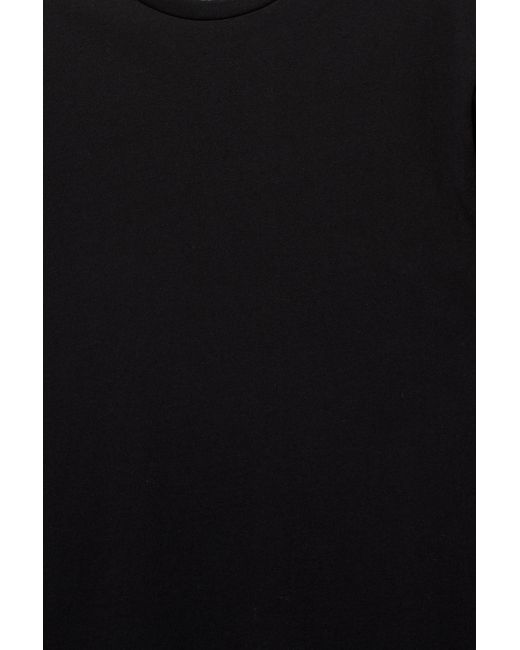 Pull&Bear Black Muscle Fit T-Shirt for men
