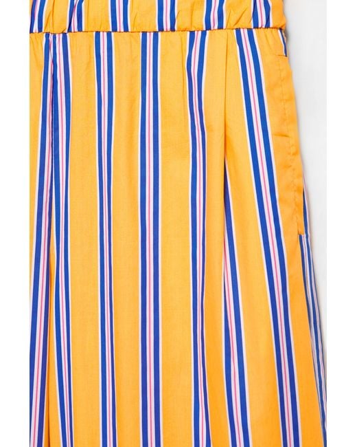 Pull&Bear Gestreepte Pyjamalook Broek in het Multicolor
