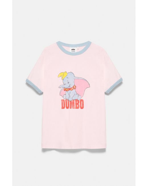 T-Shirt Regular Dumbo Pull&Bear en coloris Pink