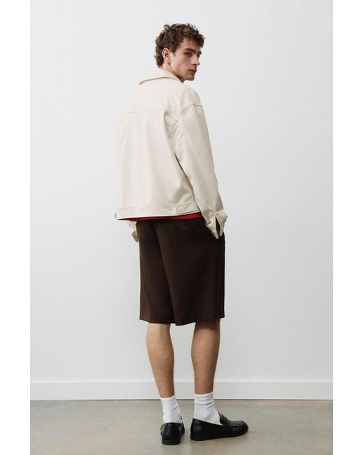 Pull&Bear Black Trucker Jacket for men