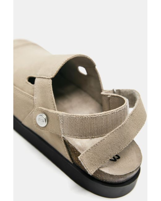 Pull&Bear Clogs Mit Lederriemen Stwd in White für Herren