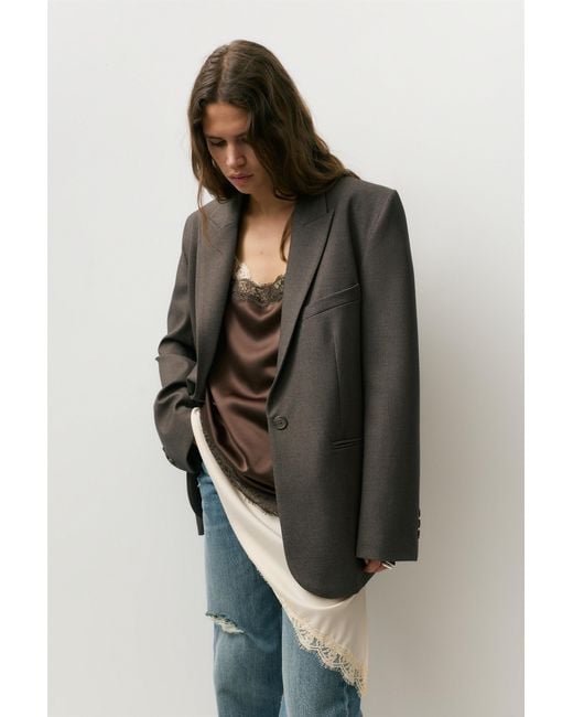 Pull&Bear Black Oversize Blazer