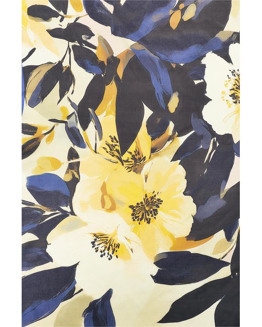 Pull&Bear Multicolor Floral Satin Scarf