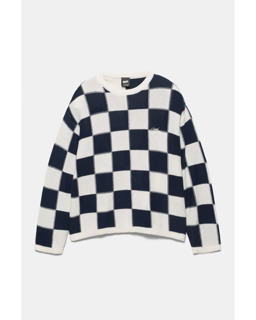 Pull À Carreaux Stwd Pull&Bear pour homme en coloris Gray