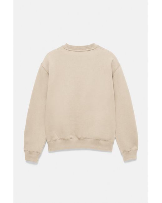 Pull&Bear Natural Relaxed Fit Sweatshirt for men