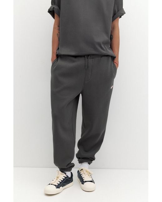Pull&Bear Black Stwd Joggers for men
