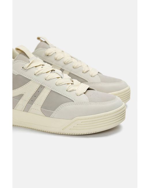 Pull&Bear Sneaker Mit Mehreren Einsätzen in White für Herren