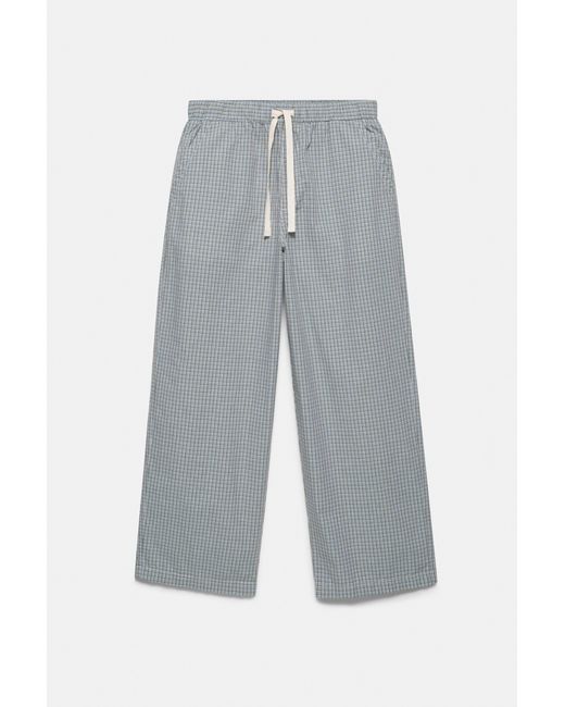 Pull&Bear Joggingbroek Met Ruitprint in het Red voor heren