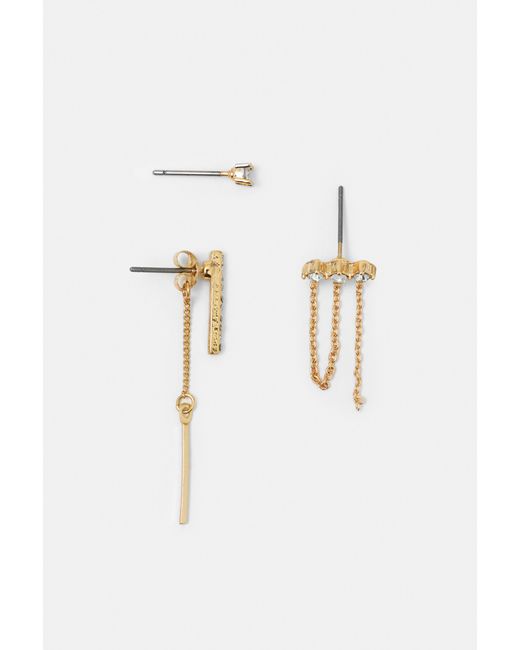 Pull&Bear White Ear Cuff Earring Pack