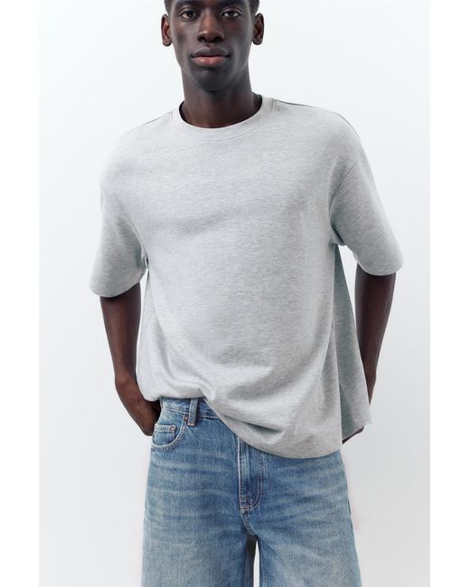 Pull&Bear Blue Standard Denim Bermuda Shorts for men