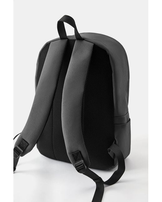 Pull&Bear Red Stwd Backpack for men