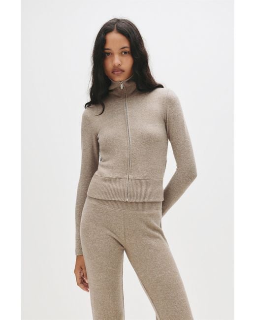 Pull&Bear Multicolor Soft-Touch-Jacke Mit Reißverschluss