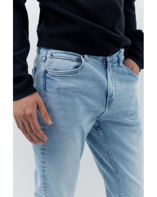 Pull&Bear Basic Skinny Jeans in het Blue voor heren