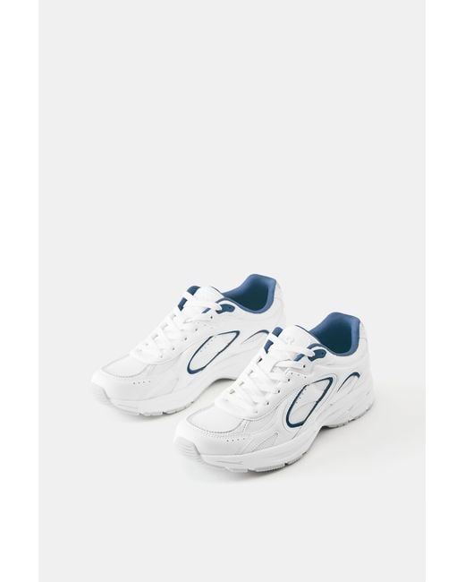 Pull&Bear White Multi-Piece Trainers
