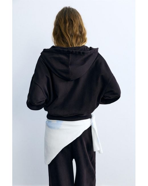 Sweat À Capuche Zippé Pull&Bear en coloris Blue