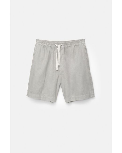 Pull&Bear Bermuda-Jogginghose Mit Leinen in Brown für Herren