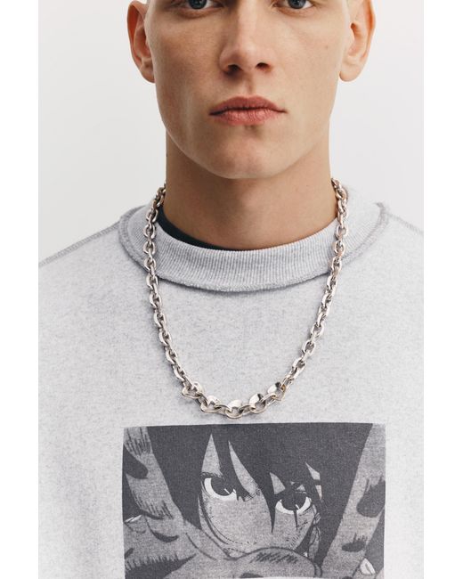 Pull&Bear Gray Dan Da Dan Sweatshirt for men