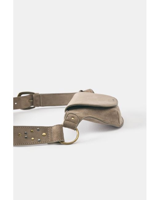 Pull&Bear Heuptas Met Studs in het Brown