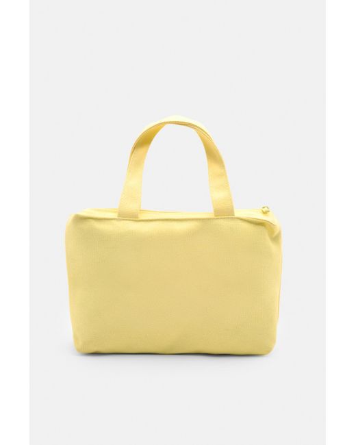 Pull&Bear Yellow Mini-Tote-Bag Mit Blumenmuster