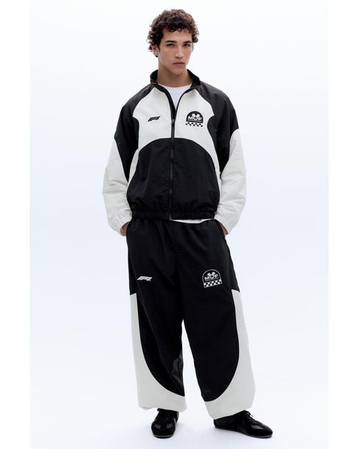 Pull&Bear Lichte Disney X F1 Joggingbroek in het Black voor heren
