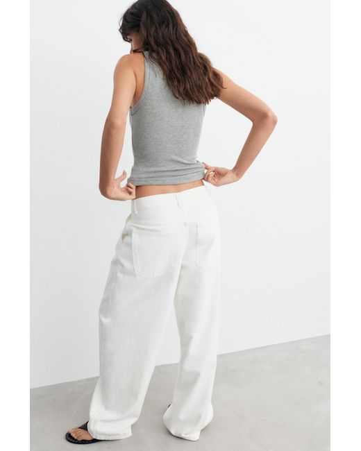 Pull&Bear Basic Tanktop in het Multicolor