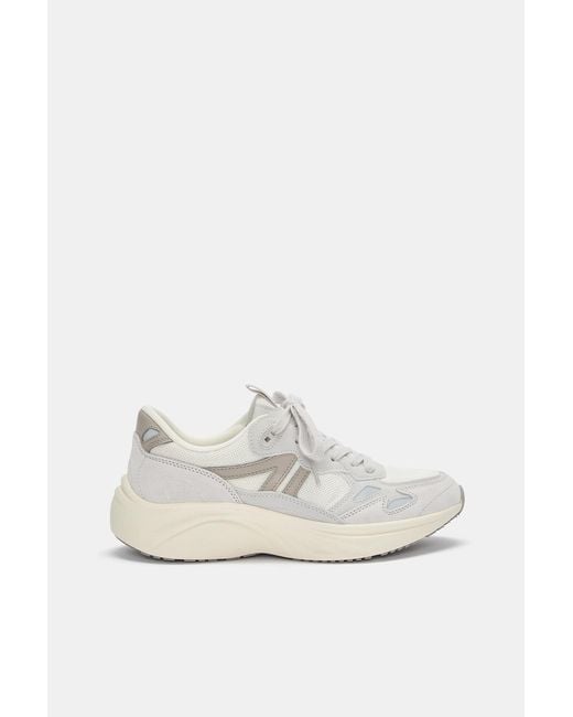 Pull&Bear White Stwd Multi-Piece Trainers