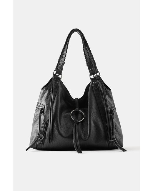 Pull&Bear Shopper Met Ring in het Black