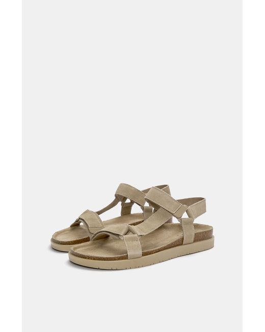 Pull&Bear Multicolor Leather Strappy Sandals for men