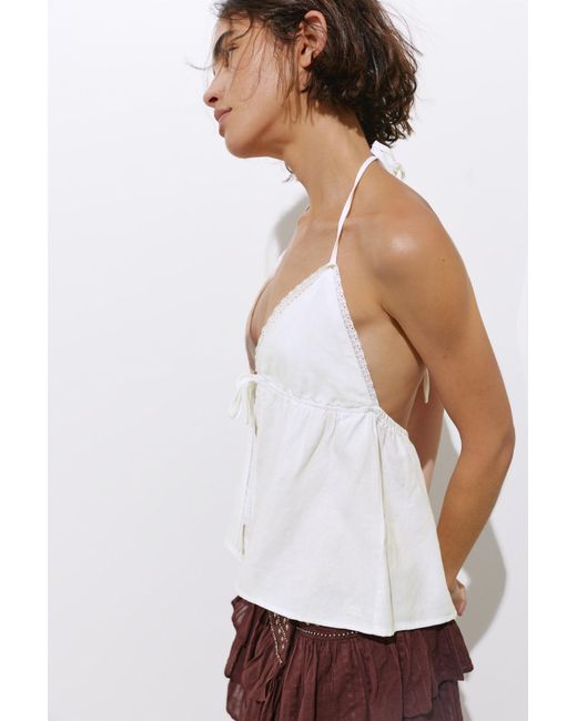 Top Halter di Pull&Bear in White