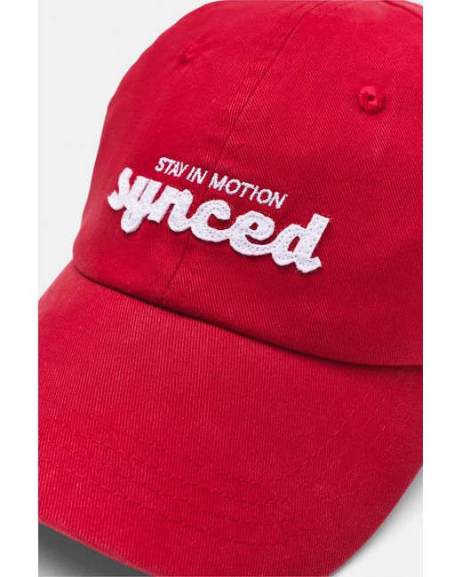 Cappello Grafico Synced di Pull&Bear in Red da Uomo