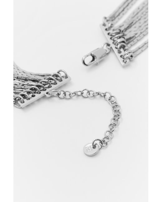 Pull&Bear White Multiple Necklace