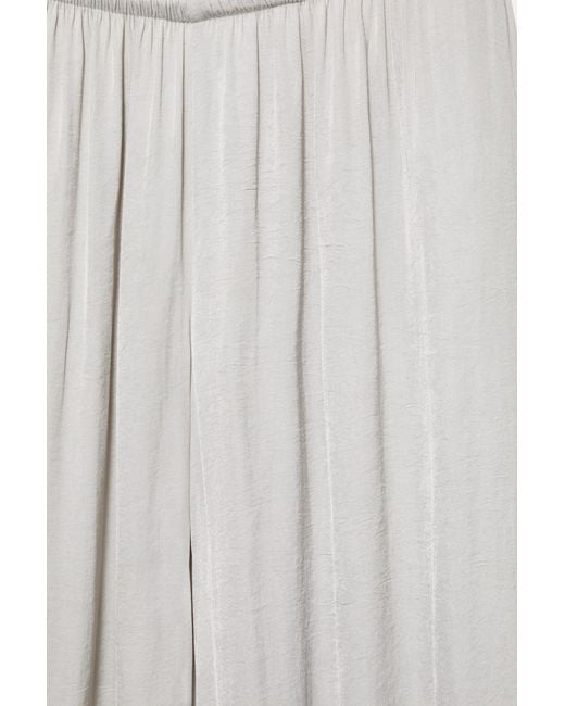 Pantalon Bouffant Satiné Pull&Bear en coloris Blue